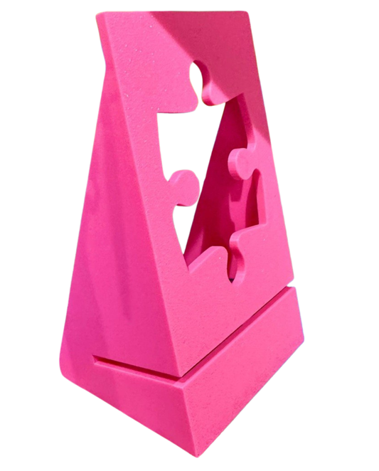 Puzzle or board game box support